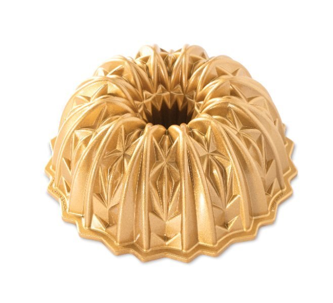 Tulband Bakvorm "Cut Crystal Bundt pan"- Nordic Ware | Premier Gold