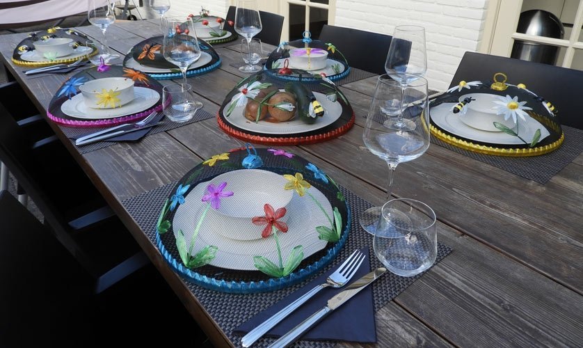 Vliegenkap Ø30,5 cm - Bloemen & Bijen - HKS Selection