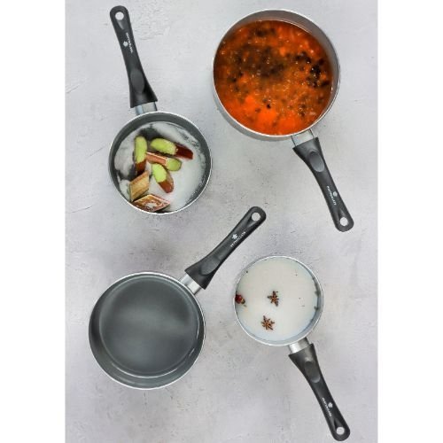 Steelpan met Deksel, 20 cm, Gerecycled, Non-Stick - MasterClass | Can-to-Pan