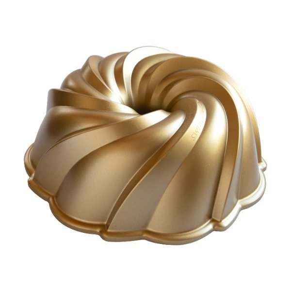 Tulband Bakvorm "Swirl Bundt Pan" - Nordic Ware | Premier Gold
