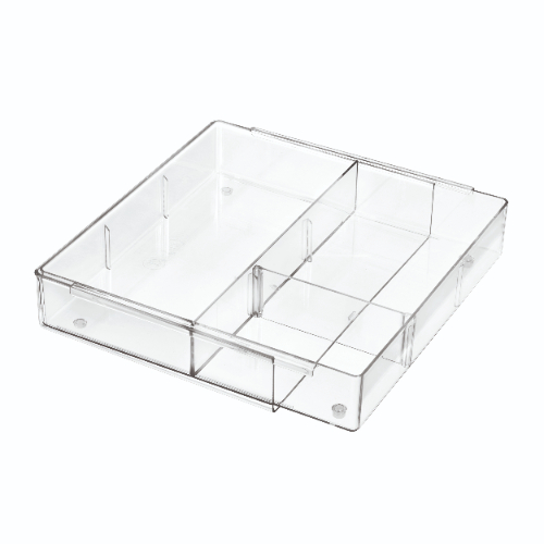 Lade Organizer, Uitschuifbaar, 25.4 x 26.7 x 5.7 cm, Kunststof - iDesign | The Home Edit