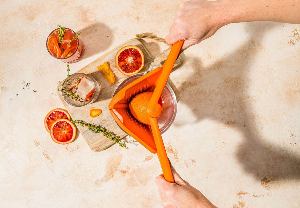 Citruspers Fluicer, Oranje - Sinaasappelpers - 28 cm - Polypropyleen | Dreamfarm