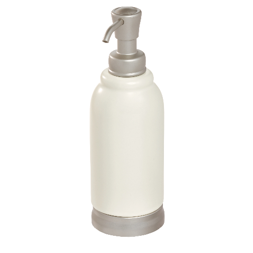 Zeeppompje, 317 ml, Keramiek/Kunststof, Wit - iDesign | Bexley