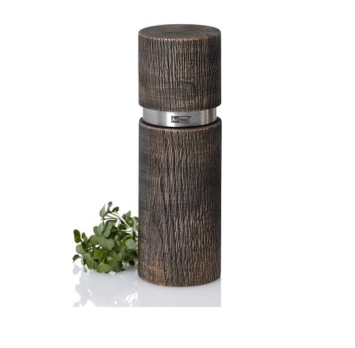 Peper of Zoutmolen - Texture Antique Zwart - 15 cm - AdHoc