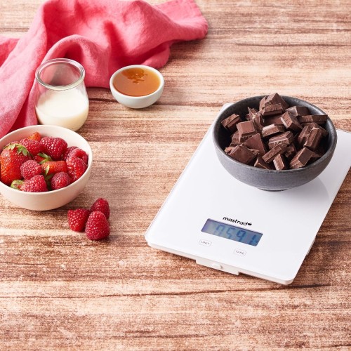 Keukenweegschaal, Oplaadbaar, 15 kg, Wit - Mastrad
