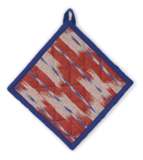 Pannenlap, Rood / Blauw - Kela | Ethno
