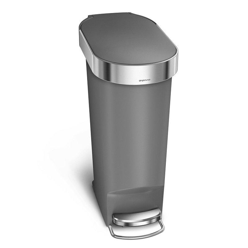 Afvalemmer Slim - 40 liter - Grijs - Simplehuman