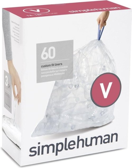 Afvalzak, Code T, 3 L, Pak van 40 Stuks - Simplehuman