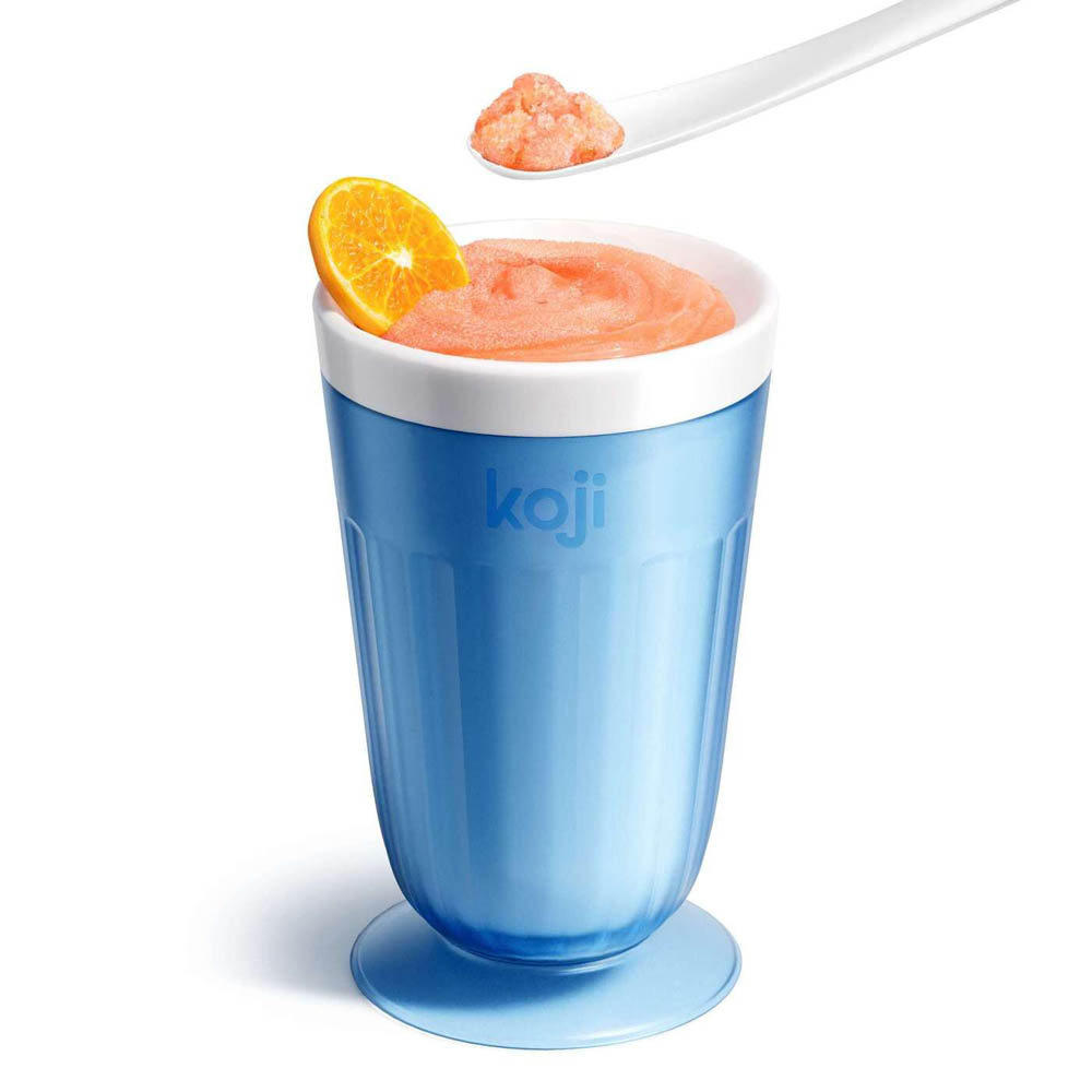 Slush & Milkshake Maker, Blauw, BPA vrij, Kunststof/Siliconen - Koji by ZOKU