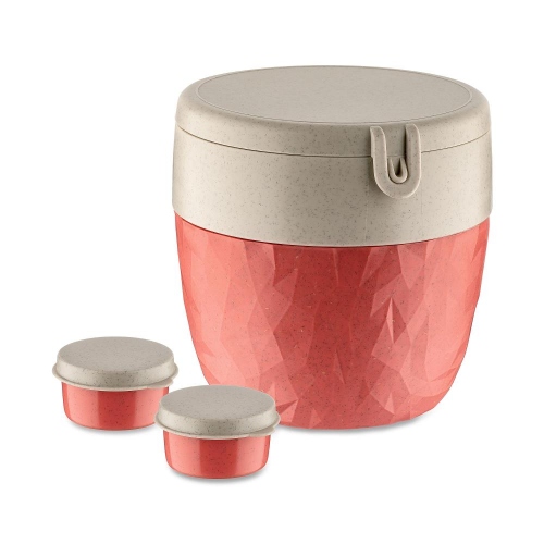 Bento Box, Groot, Organic, Natuur Koraal - Koziol | BentoBox L