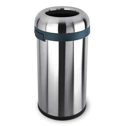 Afvalemmer Bullet Open Top RVS, 60 liter - Simplehuman