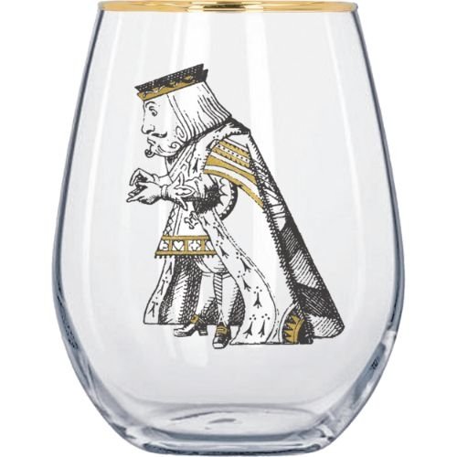 His & Hers Glazen, Set van 2 Stuks, 0.59 L - V&A | Alice in Wonderland