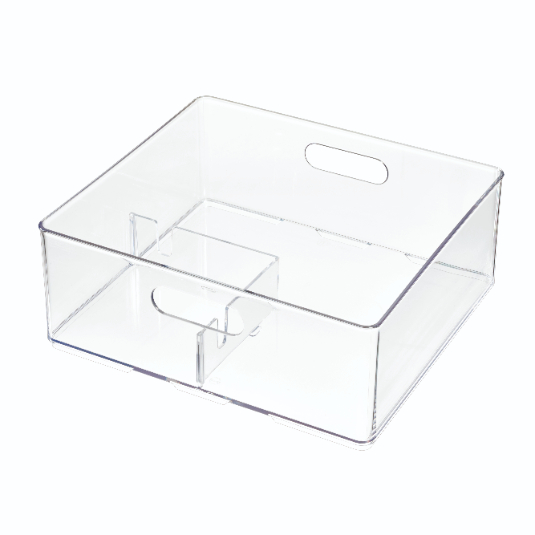 Haardroger Opbergbox, 31.1 x 25.9 x 10.2 cm, Stapelbaar, Kunststof - iDesign | The Home Edit
