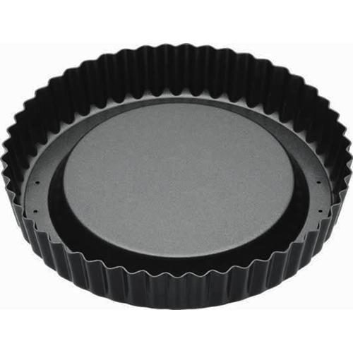 Ronde bakvorm geribbeld met losse verhoogde bodem, 20cm - Masterclass