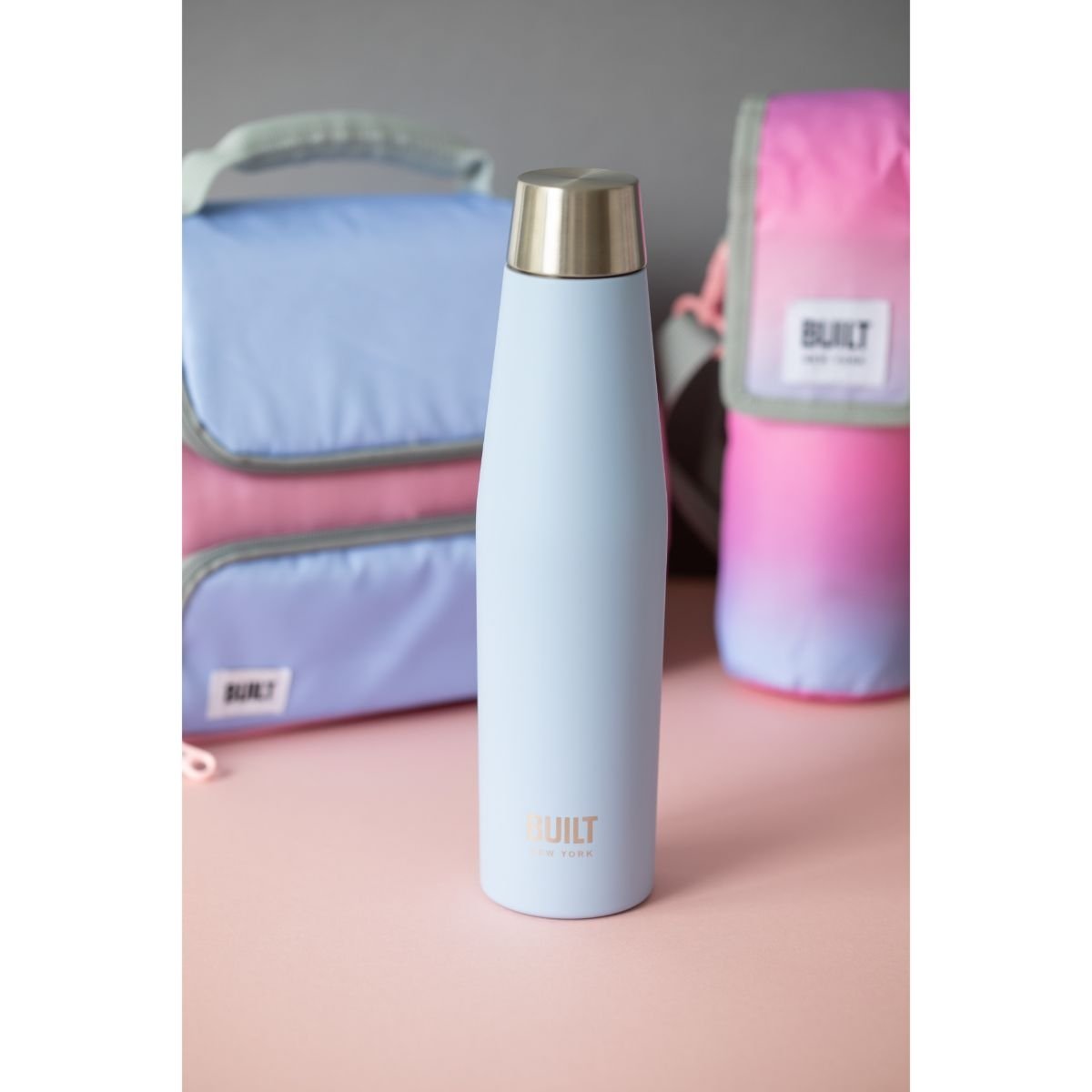 Dubbelwandige Thermosfles, 0.54 Liter, Arctic Blauw - BUILT New York | Perfect Seal