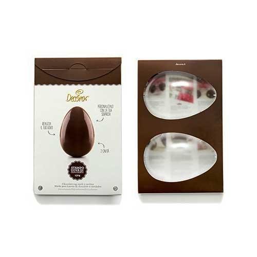 Chocolade mal met 2 halve eieren 150x100mm Decora