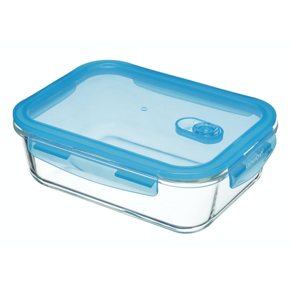 Voedselcontainer, Glas, 1.5 L - Kitchencraft