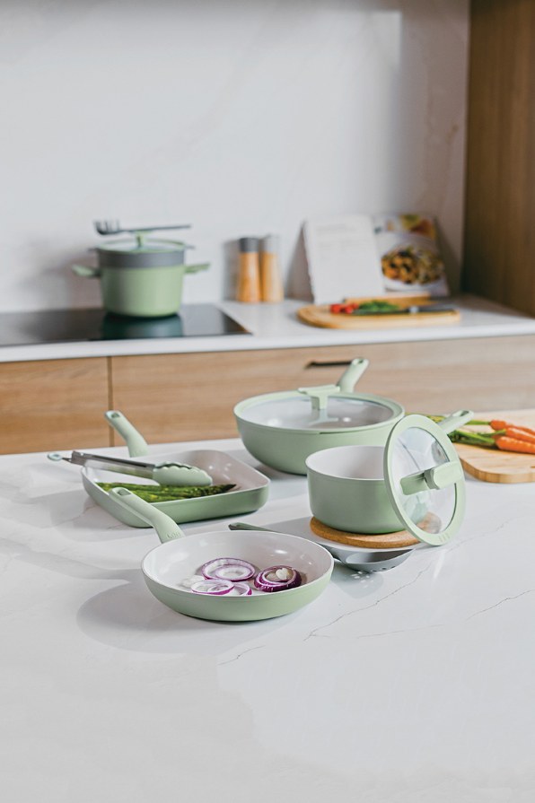 Balance Koekenpan, 20 cm, 1.2 L, Sage, Gerecycled Aluminium - BergHOFF | Leo Line