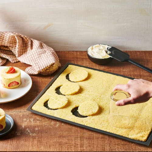 Bakplaat, Siliconen, 40 x 30 cm, Zwart - Mastrad