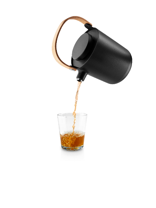 Vacuüm Thermoskan met Theefilter, 1 L, Zwart - Eva Solo | Nordic Kitchen