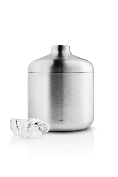 IJsemmer, Wijnkoeler, Met Deksel en Schep, 14 cm, 1.4 L, RVS, Zilver - Eva Solo | Liquid Lounge