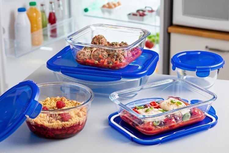Cook & Go Schaal Met Deksel - Set van 7 Stuks - Glas - Pyrex