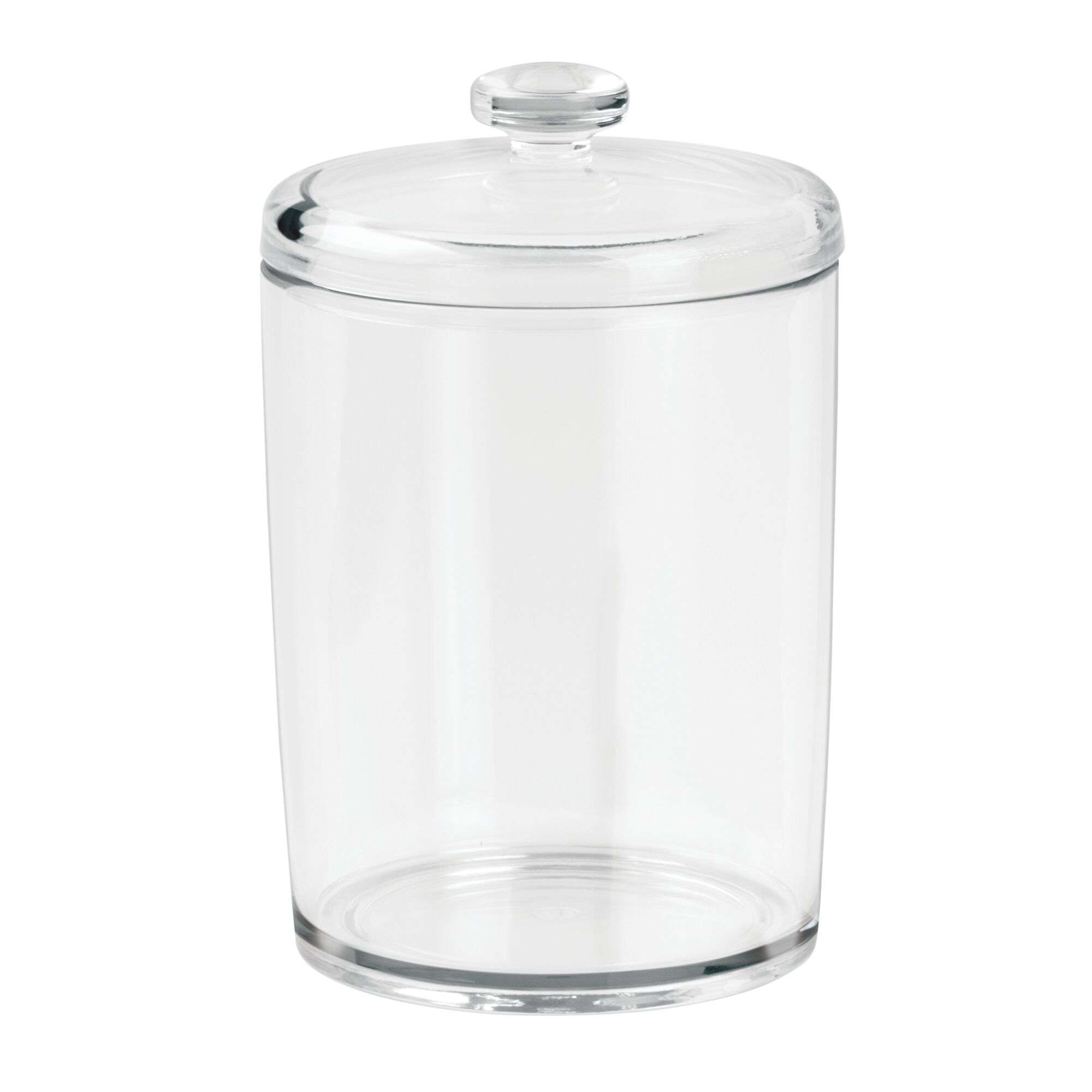 Voorraadpot met Deksel, Klein, 20.3 x 9.5 x 8.6 cm, Transparant, Kunststof - iDesign