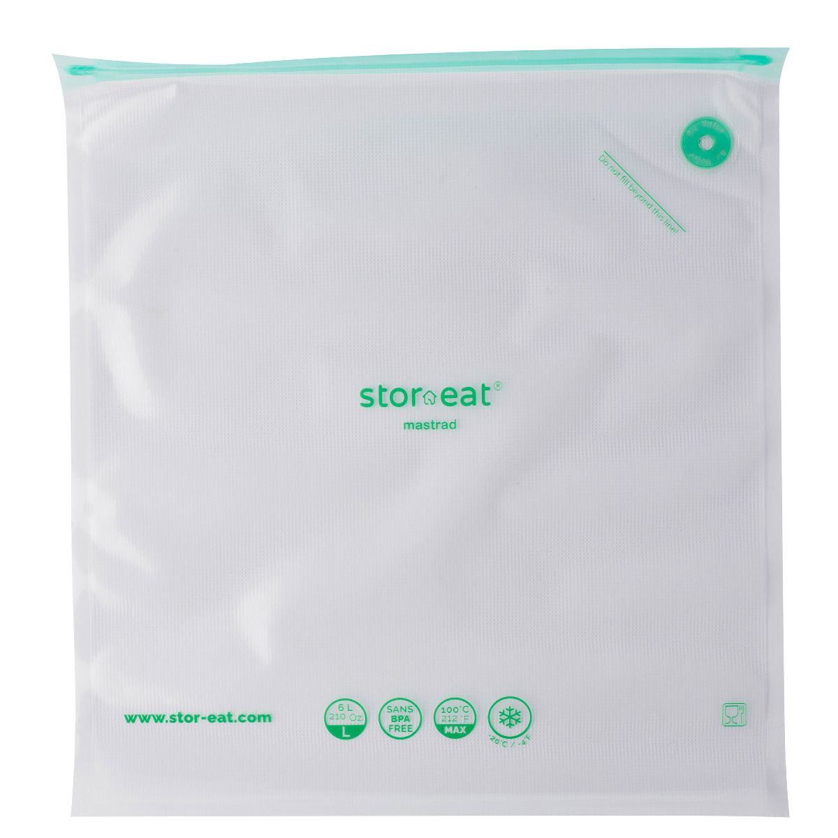 Vacuümzakken, Set van 10 Stuks, L, 6 L - Mastrad | Stor'eat