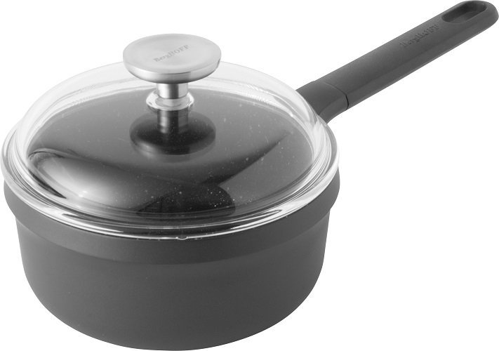Sauspan 18 cm incl. glazen deksel - Aluminium - BergHOFF | Gem