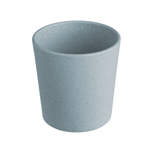 Drinkbekers, Set van 4 Stuks, 0.19 L, Natuur Bloemen Blauw, Organic Bio-Circular - Koziol | Connect