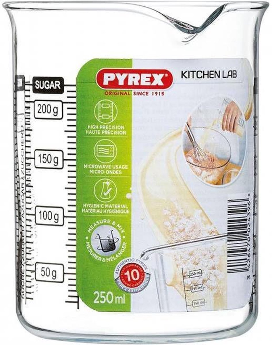 Maatglas. 0.25 liter - Pyrex | Classic Prepware