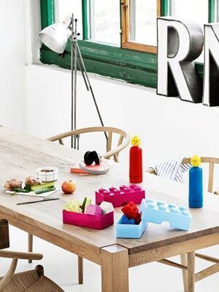 Lunchbox Classic Brick 8. Lichtblauw - LEGO