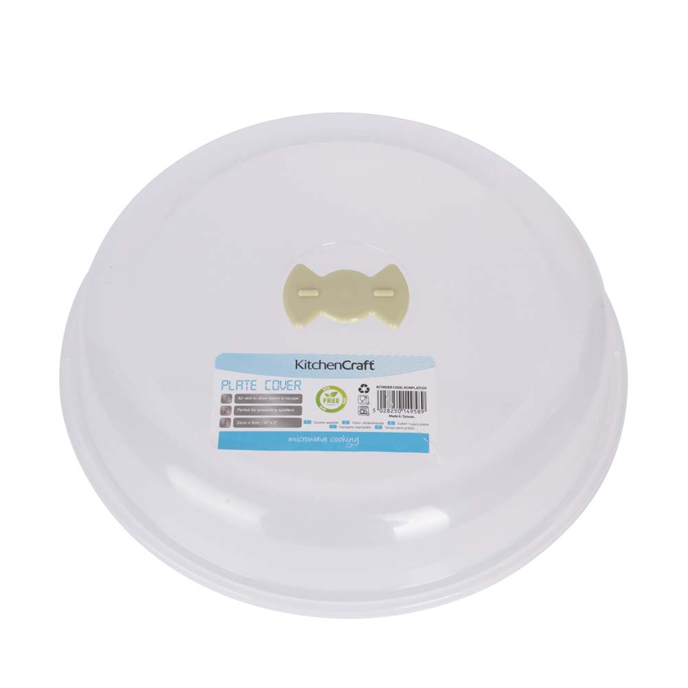 Magnetron cover - 26cm - Spatdeksel - Met ventiel - KitchenCraft