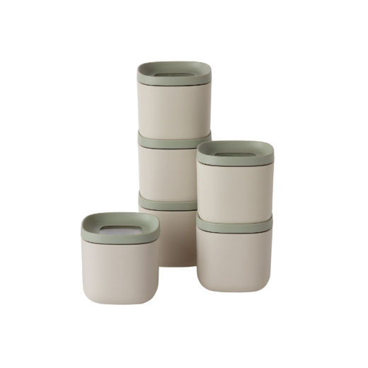 Balance Kruidenpotjes, Set van 6 Stuks, Gerecycled Polypropyleen - BergHOFF | Leo Line