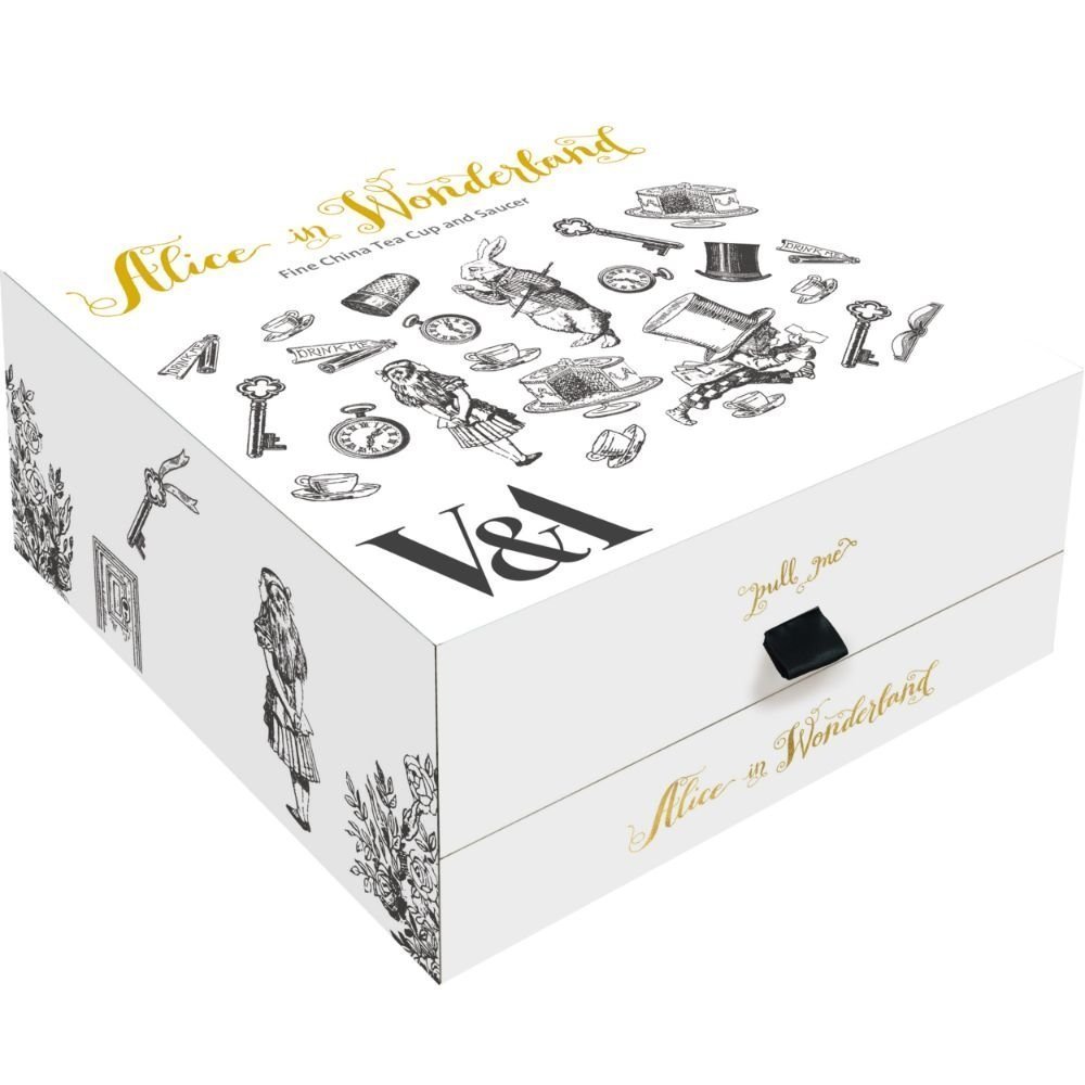 Kop en Schotel, Porselein, 0.21 L - V&A | Alice in Wonderland