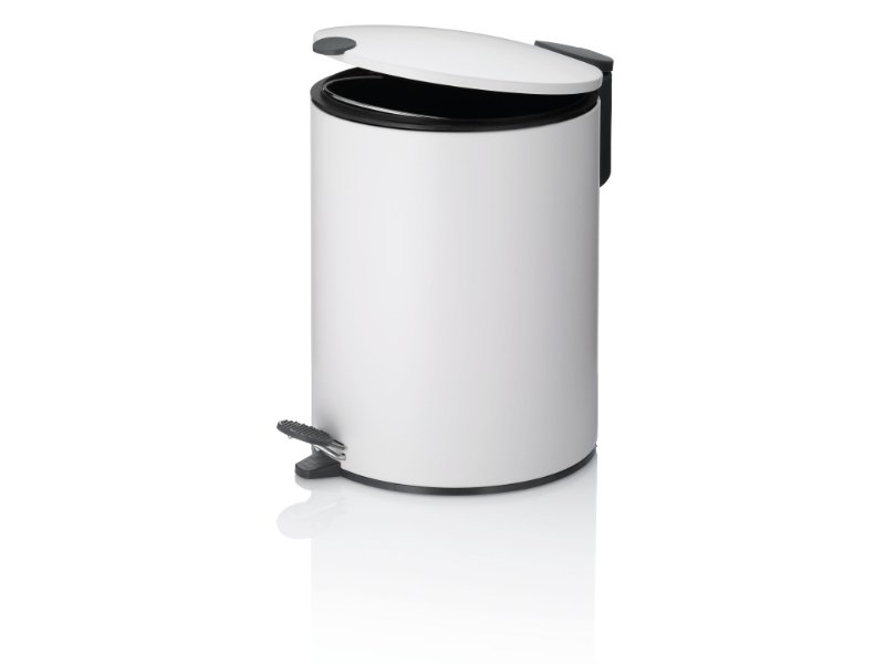 Pedaal Afvalemmer, 5 L, Wit - Kela | Mats