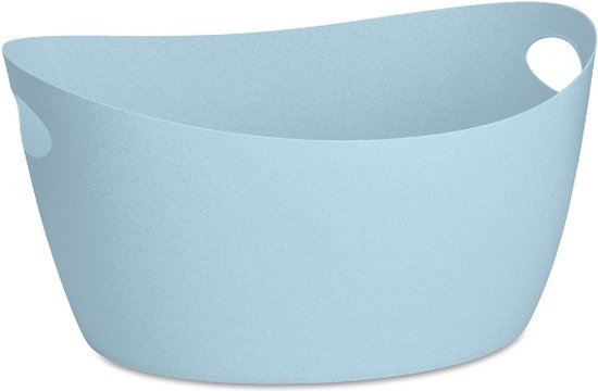 Wasmand, Opbergmand, 15 L, Organic Recycled, Natuur Bloemen Blauw - Koziol | Bottichelli L