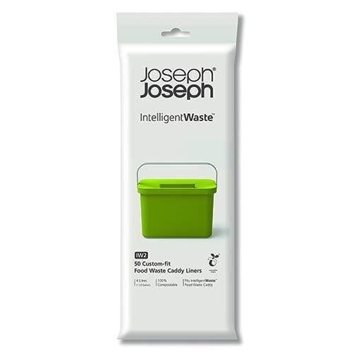 Intelligent Waste Afvalzak Compost 4 liter Wit, 50 stuks - Joseph Joseph