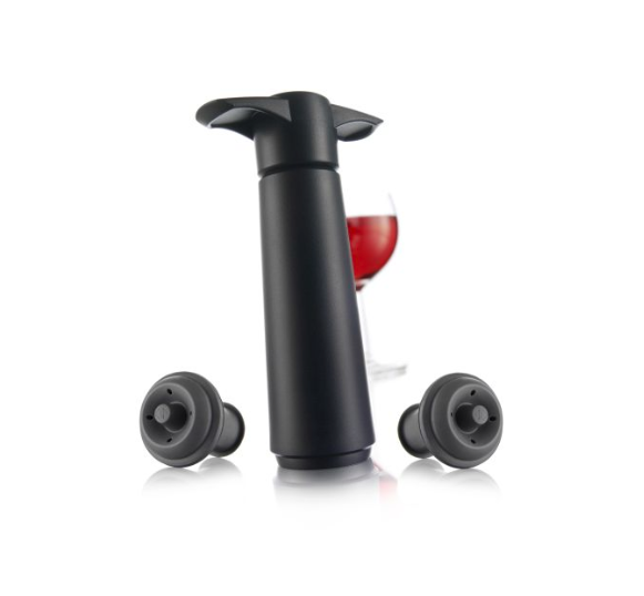 Wijnpomp - Extra Afsluitdop - Zwart - Vacuvin