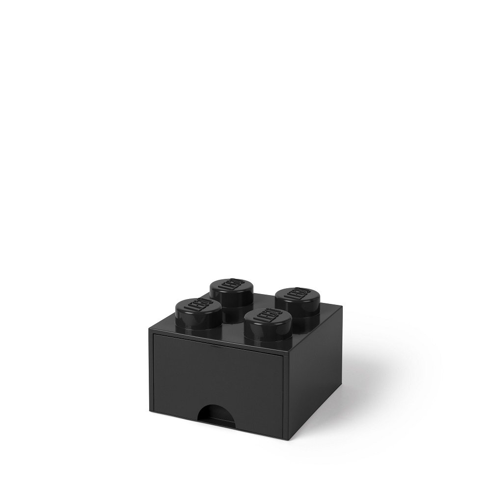 Bureaulade Brick 4, Zwart - LEGO