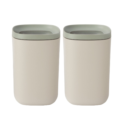 Balance Bewaardozen, Set van 2 Stuks, Gerecycled Polypropyleen - BergHOFF | Leo Line
