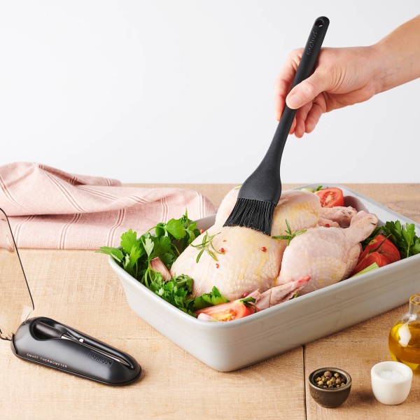 Bakkwast, Siliconen, 26 cm, Zwart - Mastrad