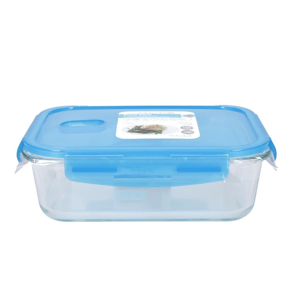Voedselcontainer, Glas, 1.5 L - Kitchencraft