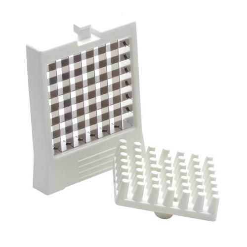 Patatsnijder / fritessnijder met twee RVS snij-inzetten - Kitchen Craft