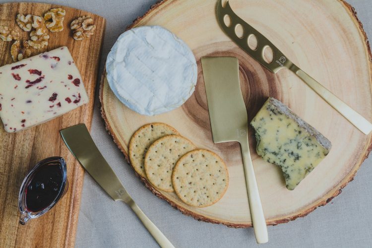 Kaasmessen, Set van 3 Stuks, RVS, Goud - Artesà