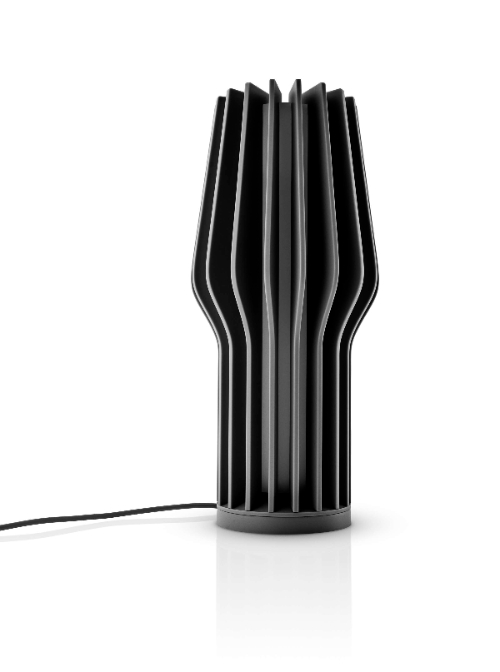 LED Lamp, Tafellamp, Zwart, 11 x 11 x 25 cm, Rubber, Kunststof -  Eva Solo | Radiant