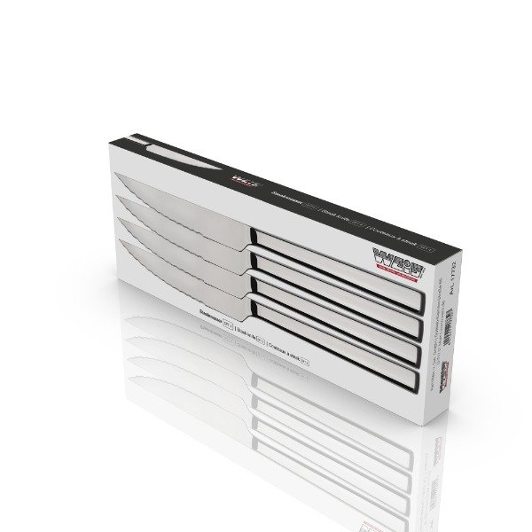 Steakmessen Met Kartel, Set van 4 – Weis
