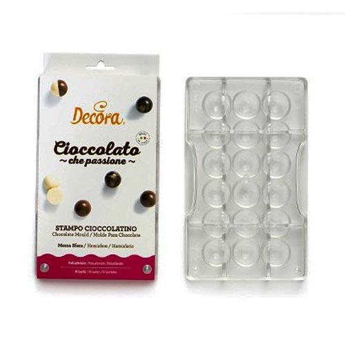 Chocolade mal bolletjes, 25mm - Decora