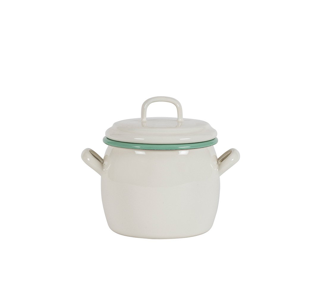Kookpan met deksel Crème, 0,7 L -Kockums