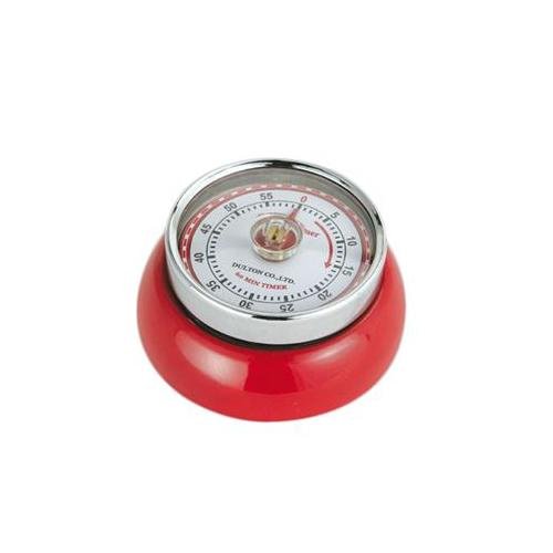 Magnetische kookwekker - rood - retro-collection - Zassenhaus